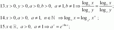 proprietatile logaritmilor formula matematica